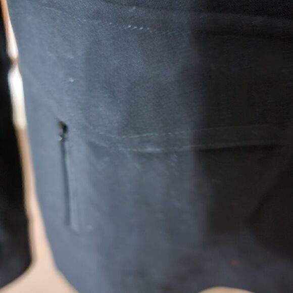 Chico's Black Snap Jersey Knit Shacket. Size 1. - Picture 5 of 8